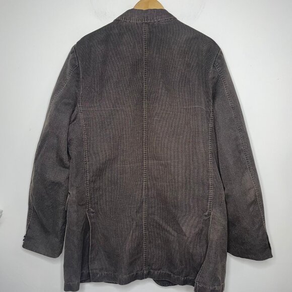 Banana Republic Men's Brown Linen Blend 2-Button Blazer Sports Coat Unstructured - Picture 8 of 16